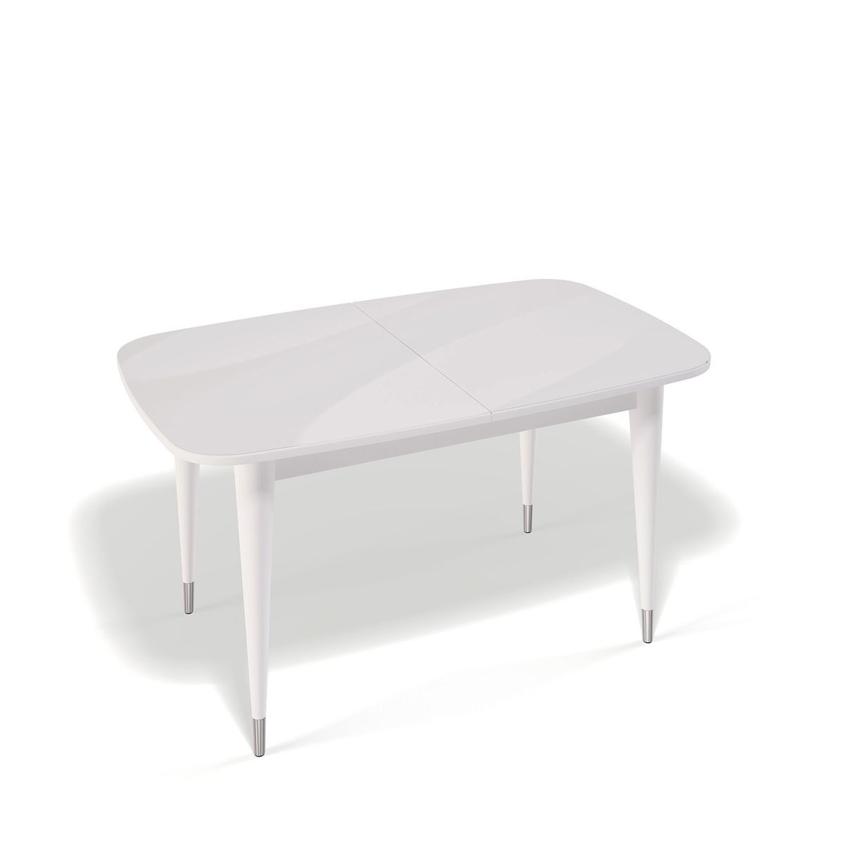 Белый / Стекло Белый глянец