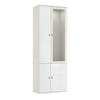 Шкаф-витрина со стеклянными полками Elegante LE5384.2