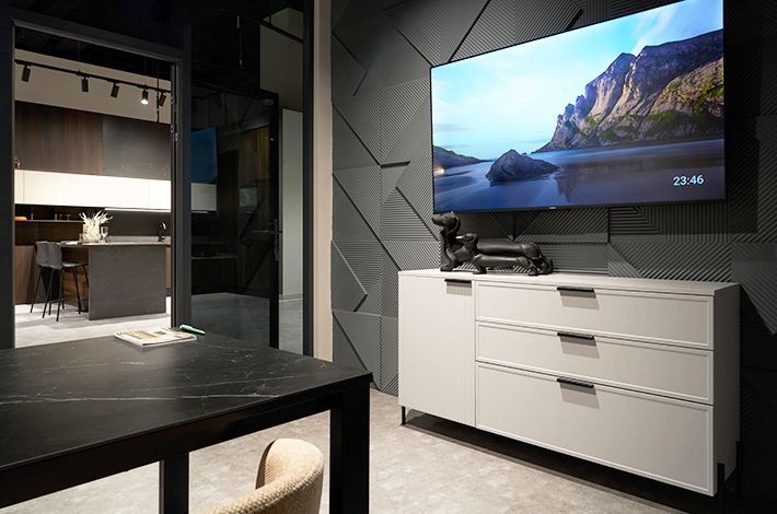 В салонах есть приватные зоны для комфортной работы с дизайнерами