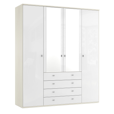 Четырехдверный шкаф с зеркалом Elegante LE5458.5
