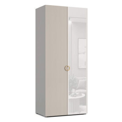 Шкаф двухдверный с зеркалом Тиара / Tiara RT127.2