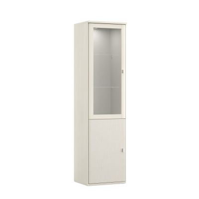 Шкаф-витрина со стеклянными полками Elegante LE6352.1