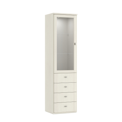 Шкаф-витрина со стеклянными полками Elegante LE5351.1