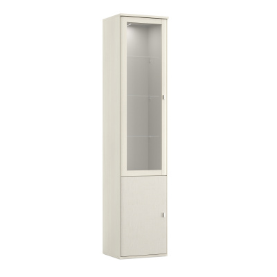 Шкаф-витрина со стеклянными полками Elegante LE6372.1