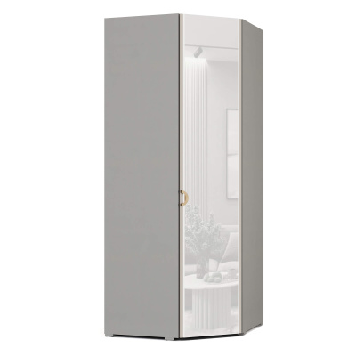 Шкаф угловой с зеркалом Тиара / Tiara RT135.2.F