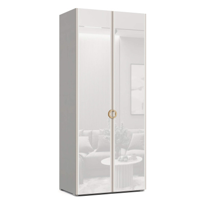 Шкаф двухдверный с зеркалом Тиара / Tiara RT125.2