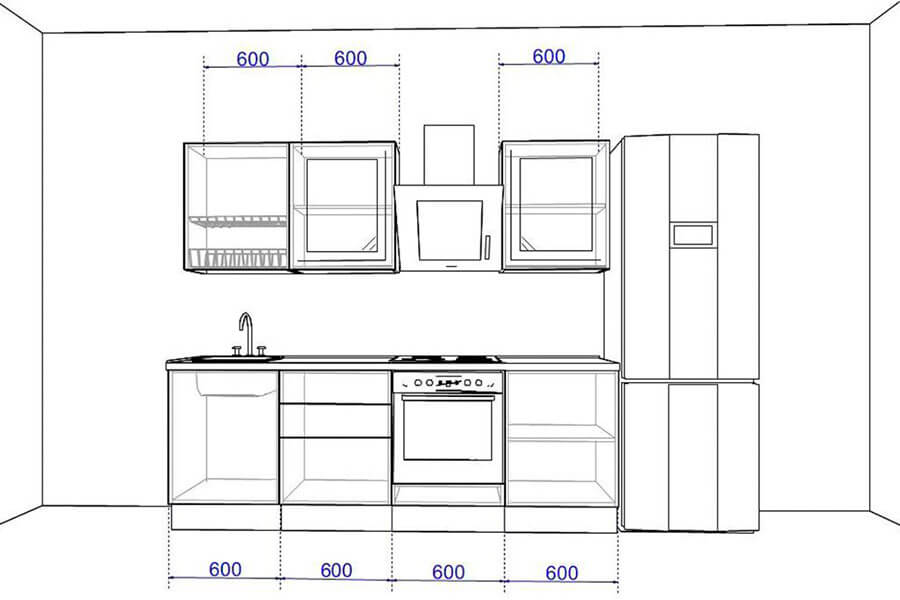 Планировка кухни Планировка кухни