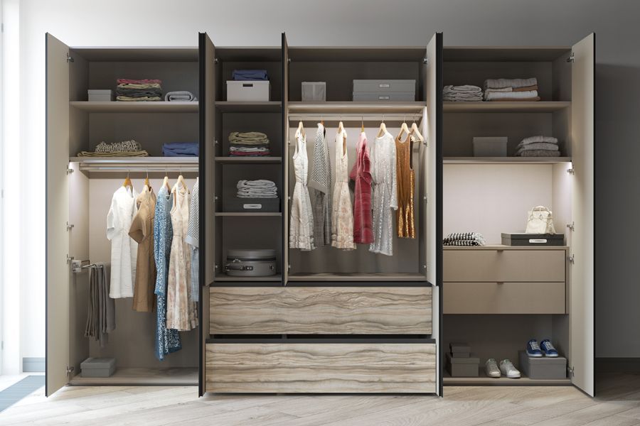 Чем больше в спальне мест для хранения, тем лучше Чем больше в спальне мест для хранения, тем лучше