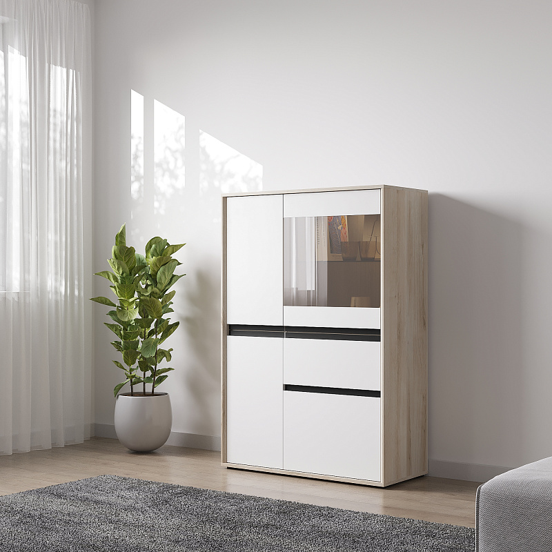 Шкаф-витрина Luna LN021.2