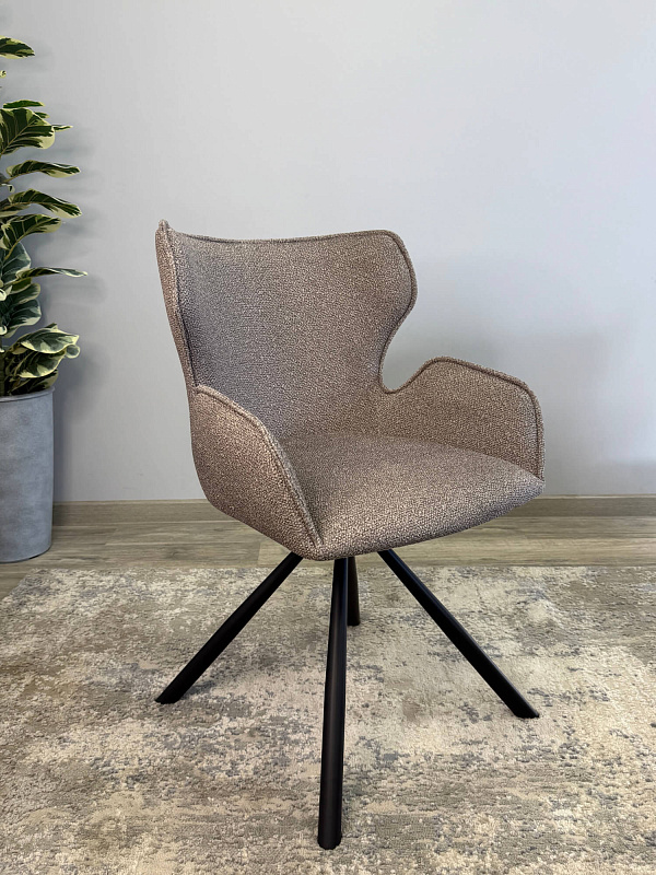 Стул Kenner 311SD Черный / Капучино