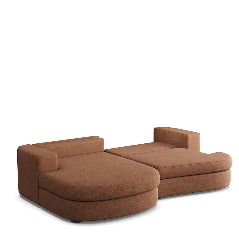 Угловой диван Baffin ММ113.111 с оттоманкой и механизмом Еврокнижка