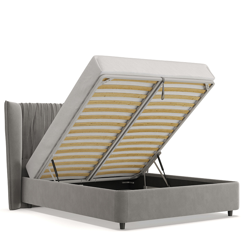 Двуспальная кровать с подъемным механизмом Plisse NK184.12