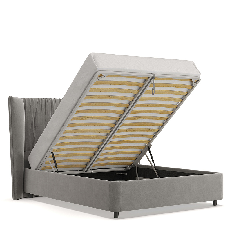 Двуспальная кровать с подъемным механизмом Plisse NK183.12