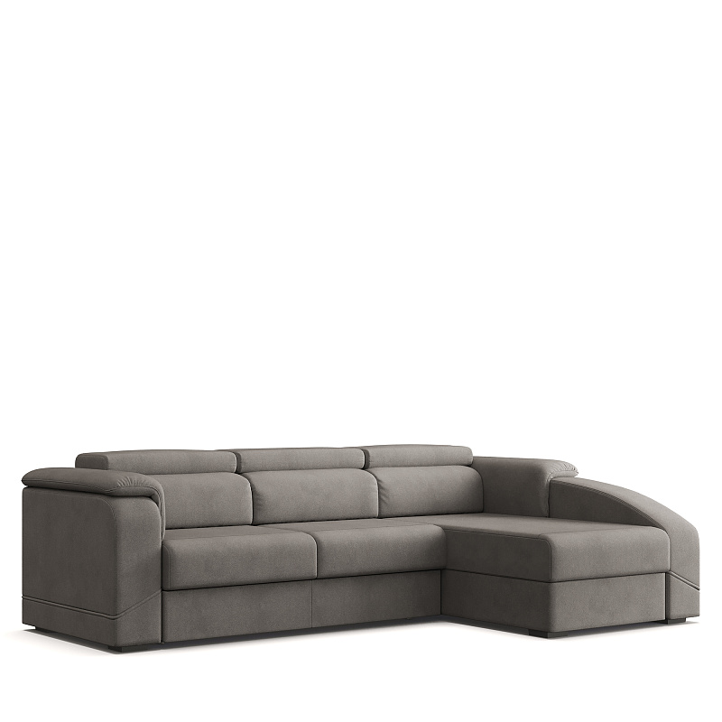 Угловой диван Nile ММ112.11 с оттоманкой и механизмом МТД-12