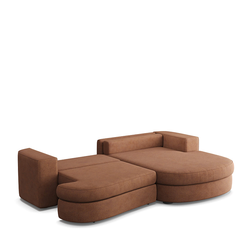 Угловой диван Baffin ММ113.91 с оттоманкой и механизмом Еврокнижка