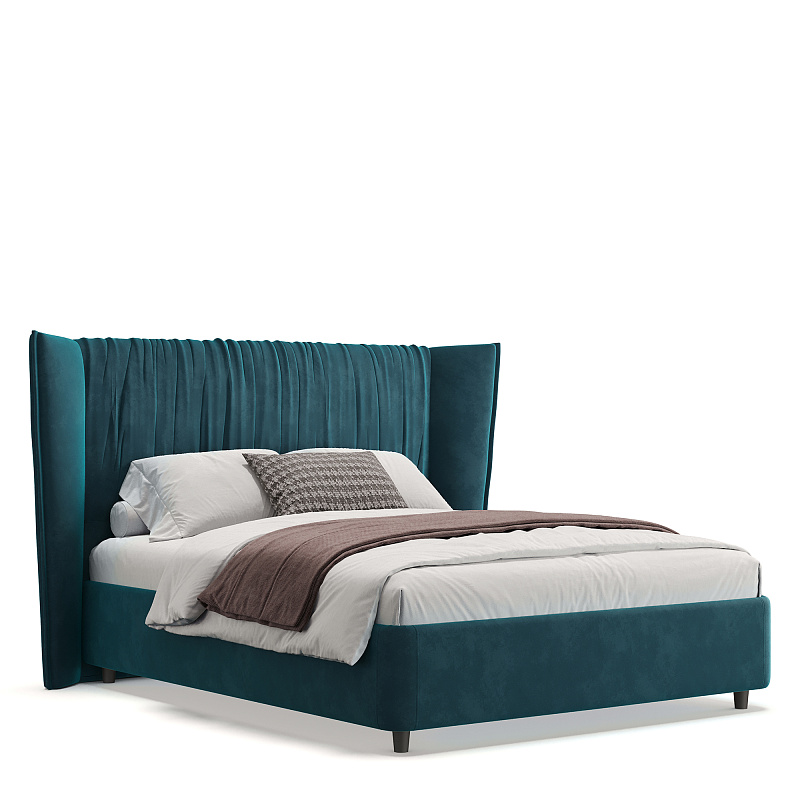 Двуспальная кровать с подъемным механизмом Plisse NK183.25