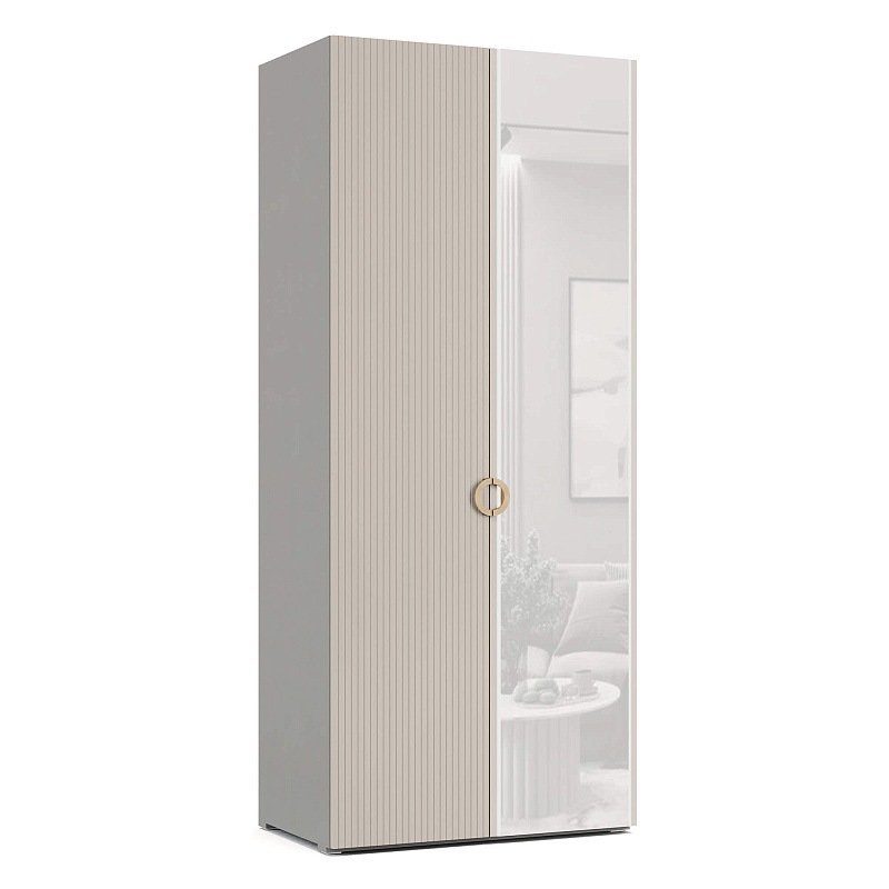 Шкаф двухдверный с зеркалом Тиара / Tiara RT127.2