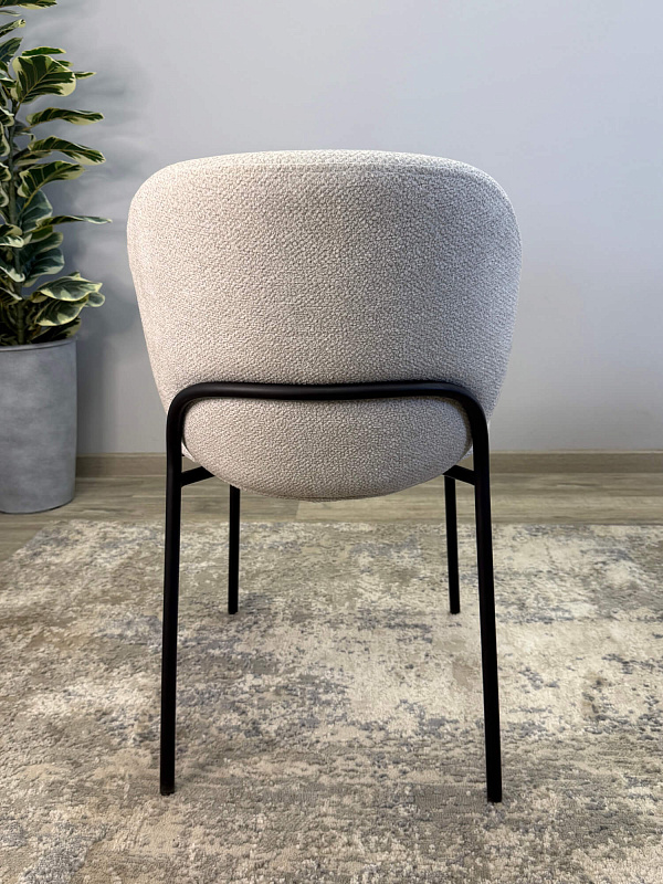 Стул Kenner 307SD Черный / Серебристый