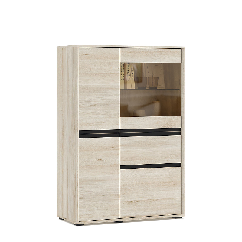 Шкаф-витрина Luna LN021.1