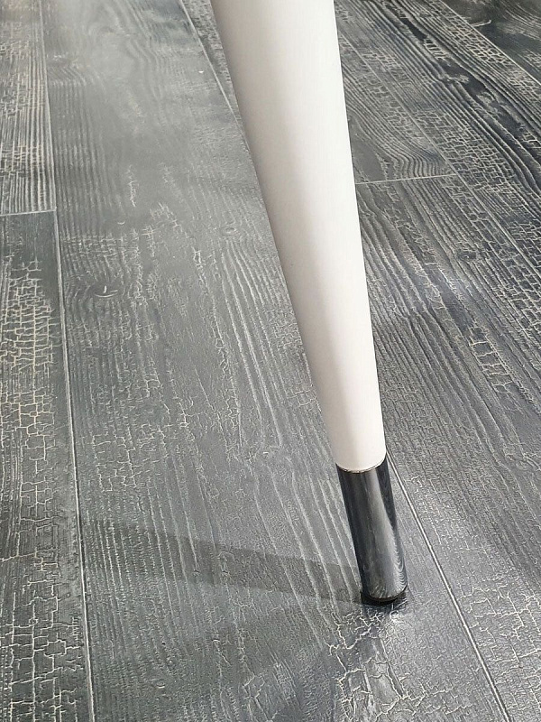 Стол обеденный KENNER K1250 Белый / Стекло белый глянец