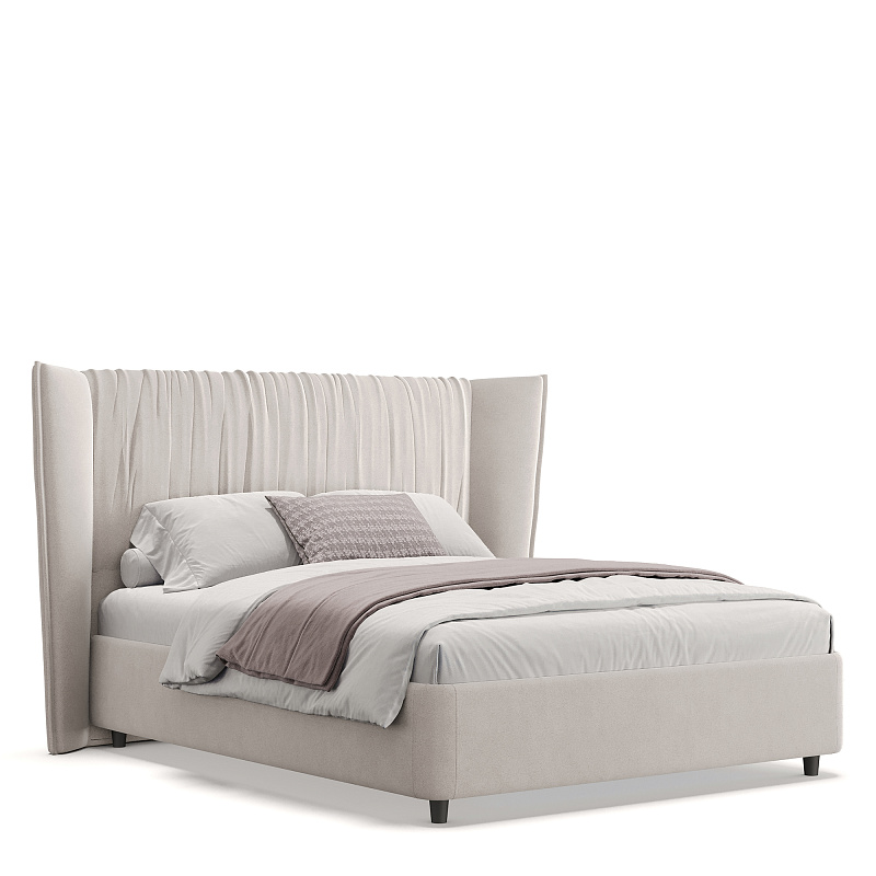 Двуспальная кровать с подъемным механизмом Plisse NK183.2