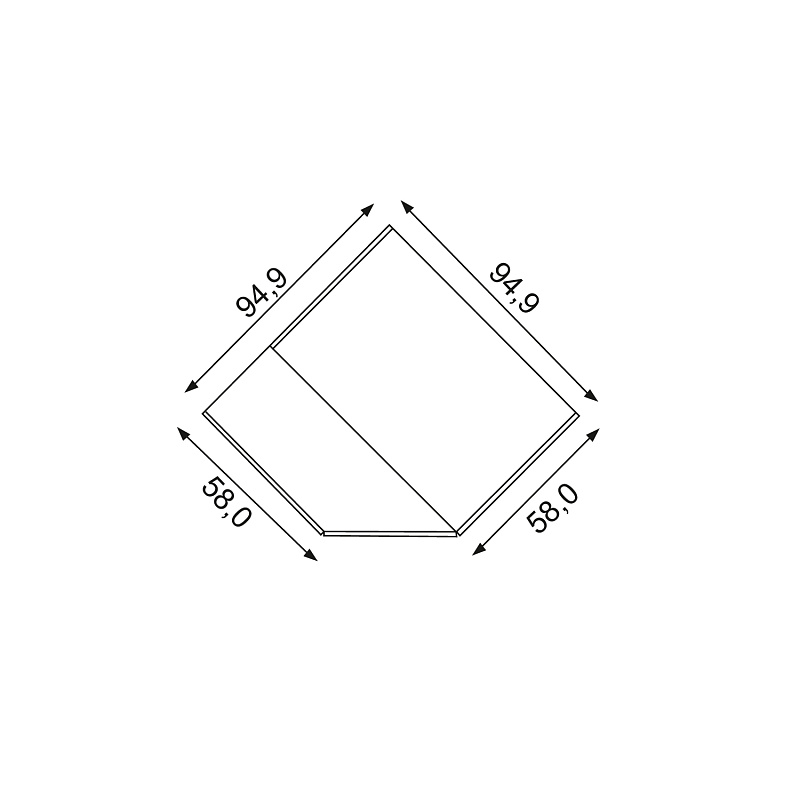 Угловой шкаф Napoli NP133.2