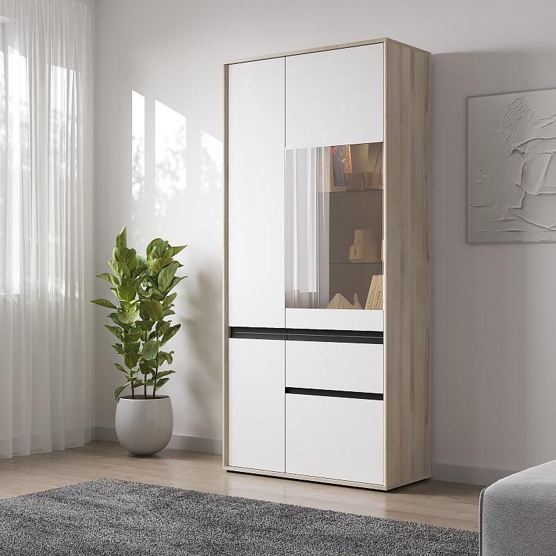 Шкаф-витрина Luna LN025.2