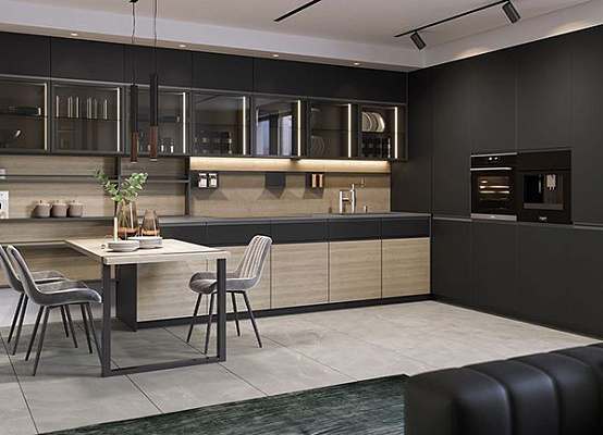 Серая кухня в интерьере: идеи дизайна, сочетания цветов и примеры