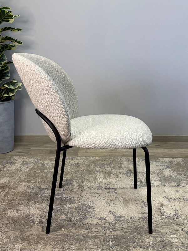 Стул Kenner 307SD Черный / Серебристый