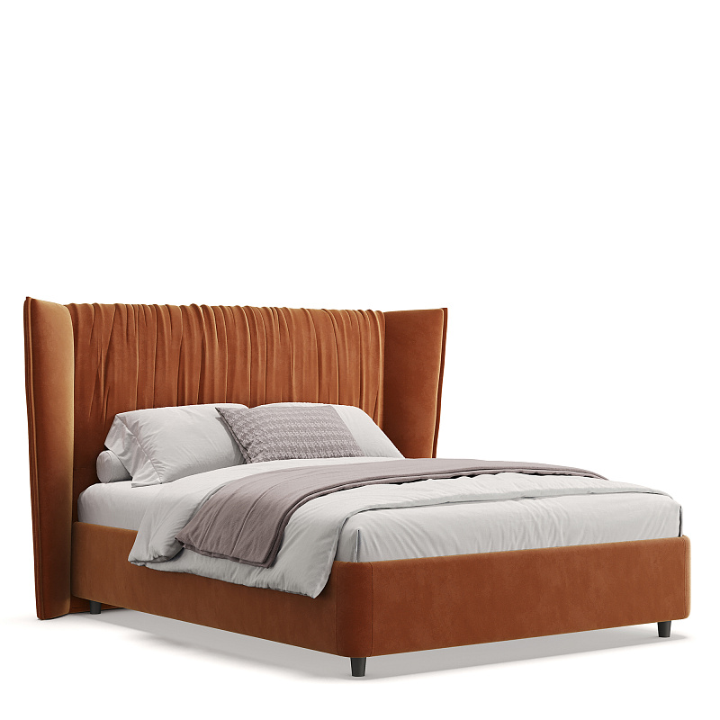 Двуспальная кровать с подъемным механизмом Plisse NK183.22