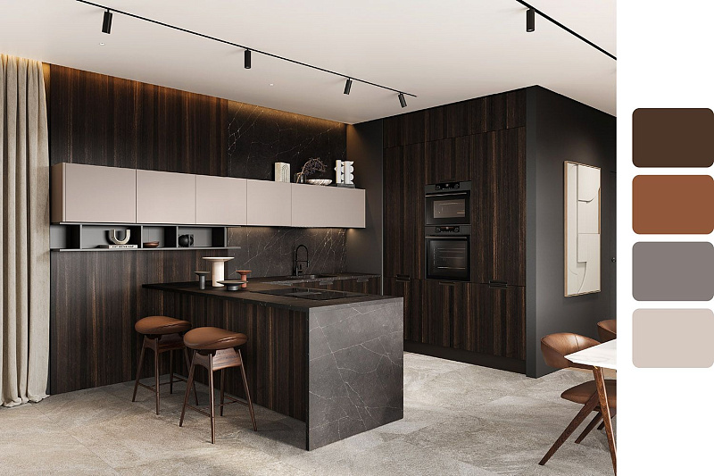 Фото Как подбирать цветовые сочетания для интерьера: цветовой круг Иттена, таблицы и схемы