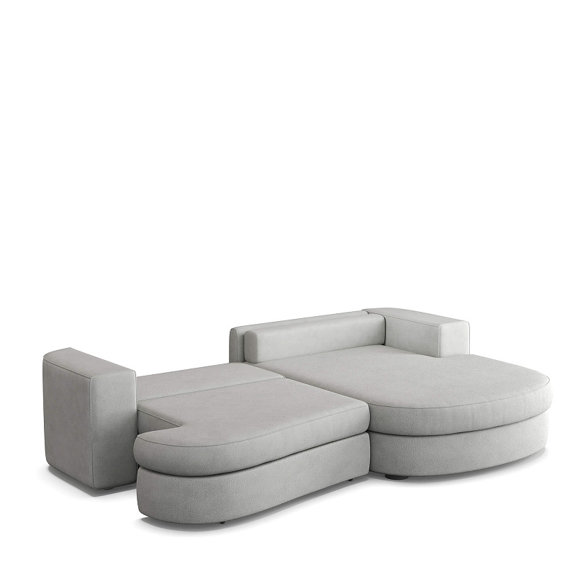 Угловой диван Baffin ММ113.84 с оттоманкой и механизмом Еврокнижка