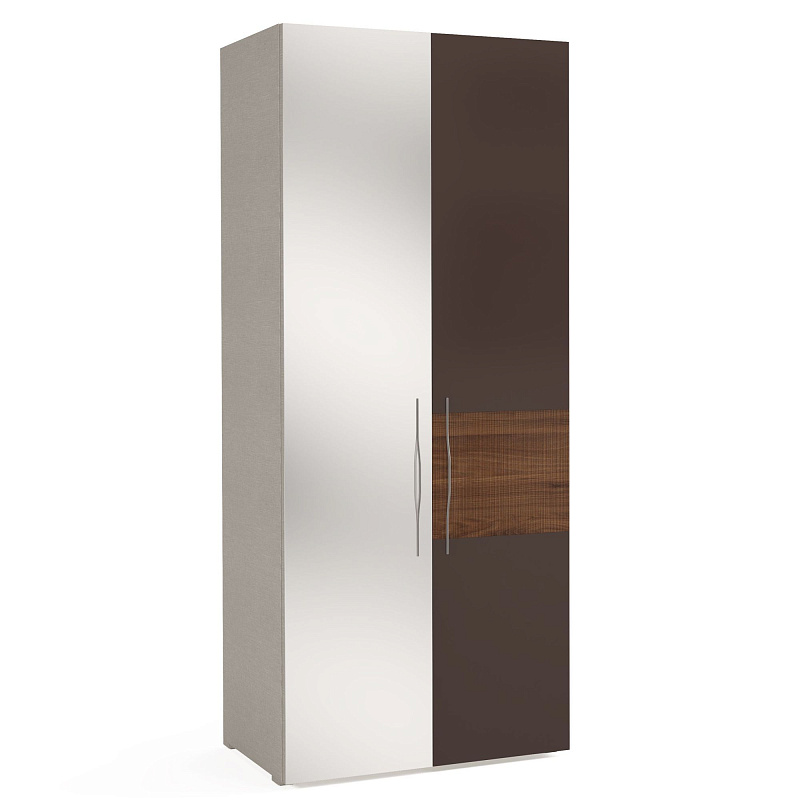 Двухдверный шкаф с зеркалом Savona AT2524.2