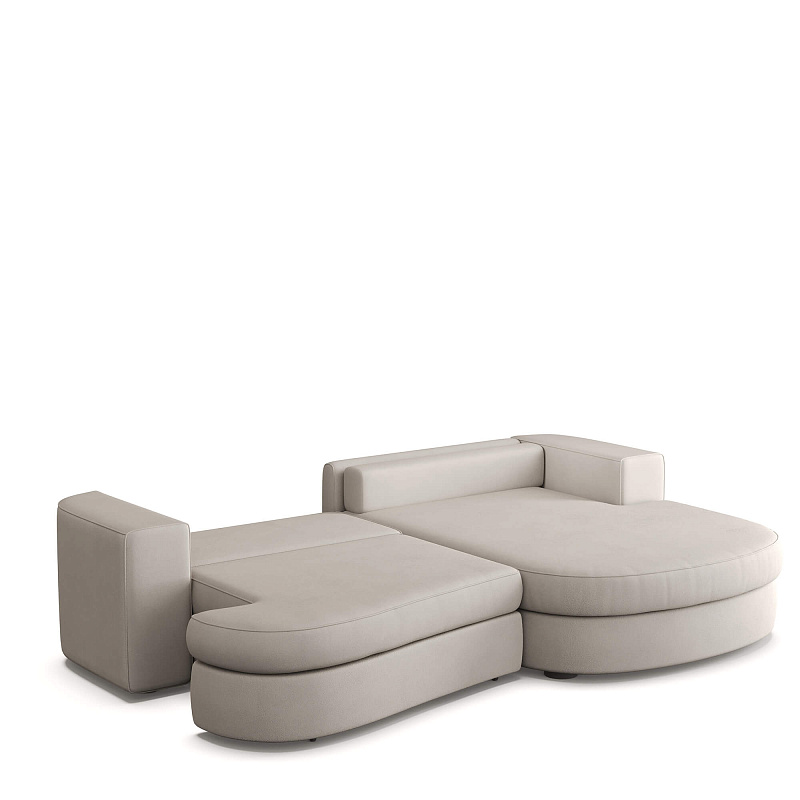 Угловой диван Baffin ММ113.81 с оттоманкой и механизмом Еврокнижка