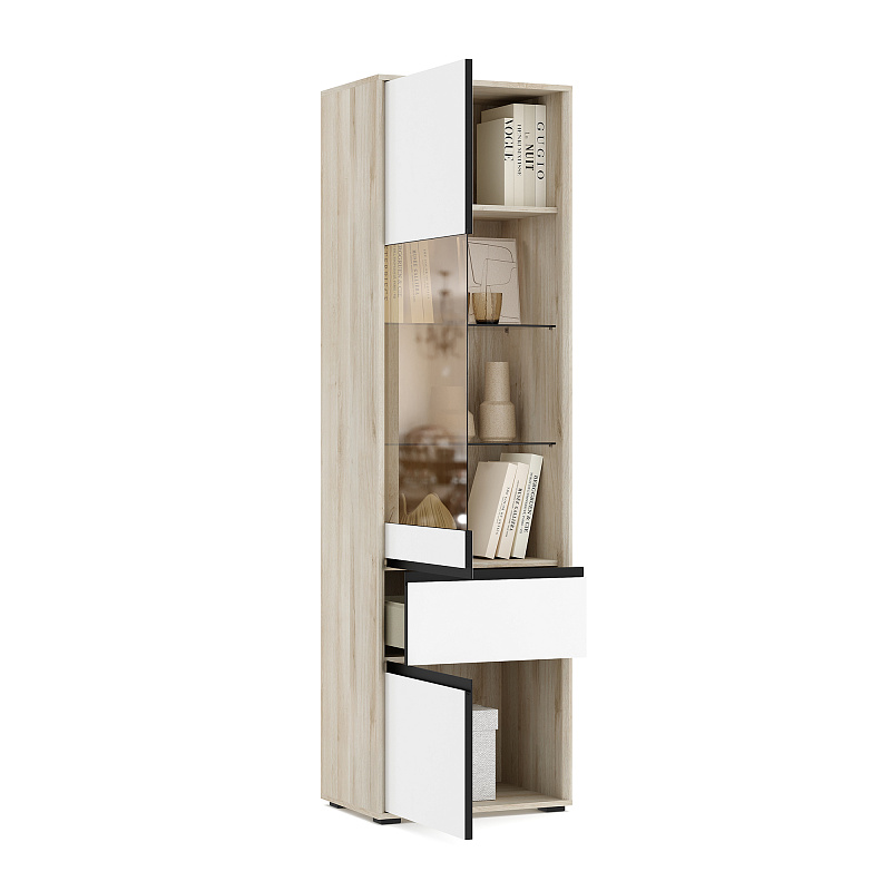 Шкаф-витрина Luna LN1024.2