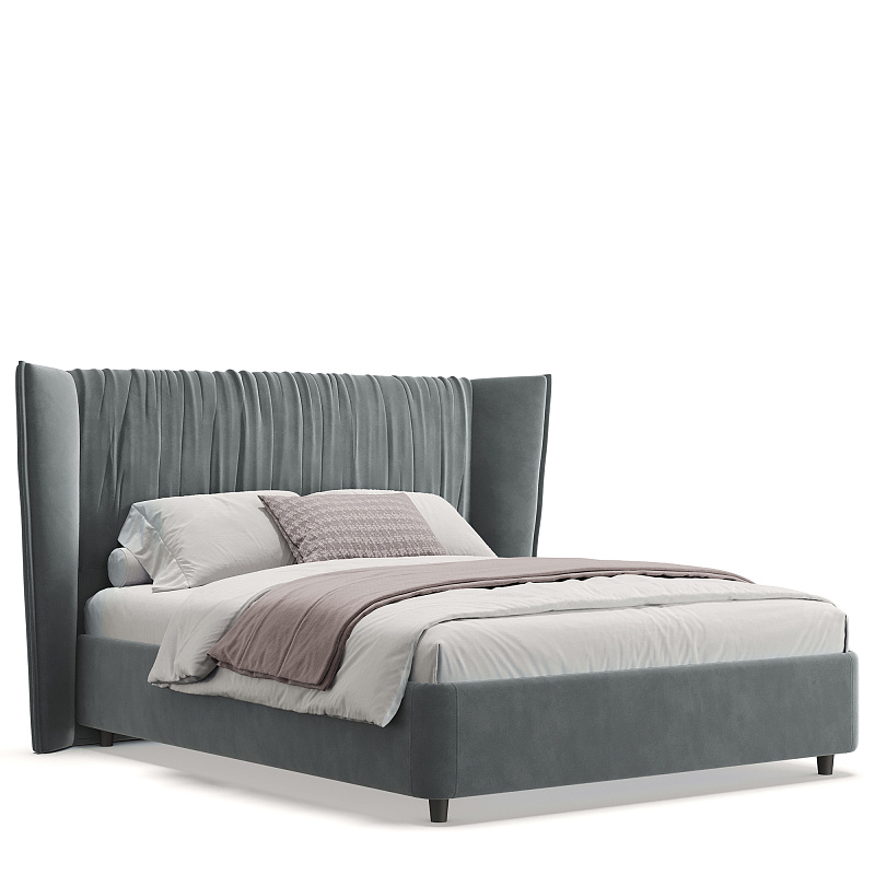 Двуспальная кровать с подъемным механизмом Plisse NK184.15