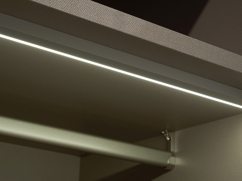 Двухдверный шкаф с зеркалом Napoli NP125.1