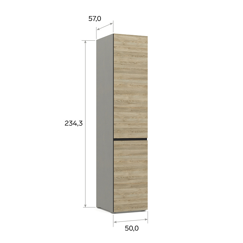 Однодверный шкаф Bruno BC1111.1