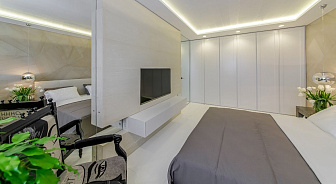 Спальня с душевным интерьером