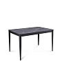 Стол обеденный Kenner KS1200 Черный / Мрамор черный