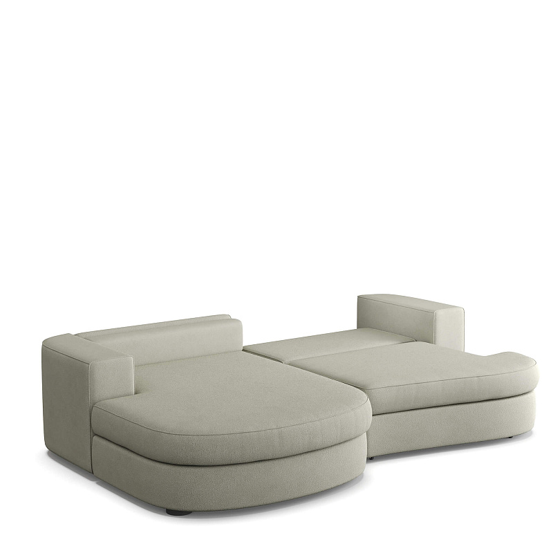 Угловой диван Baffin ММ113.106 с оттоманкой и механизмом Еврокнижка