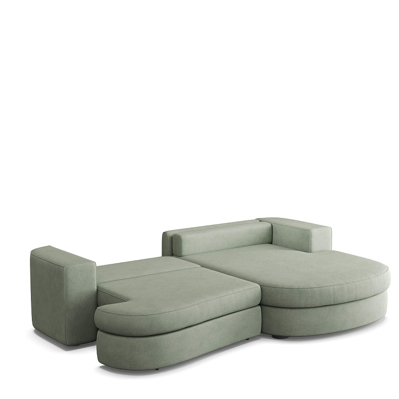 Угловой диван Baffin ММ113.88 с оттоманкой и механизмом Еврокнижка