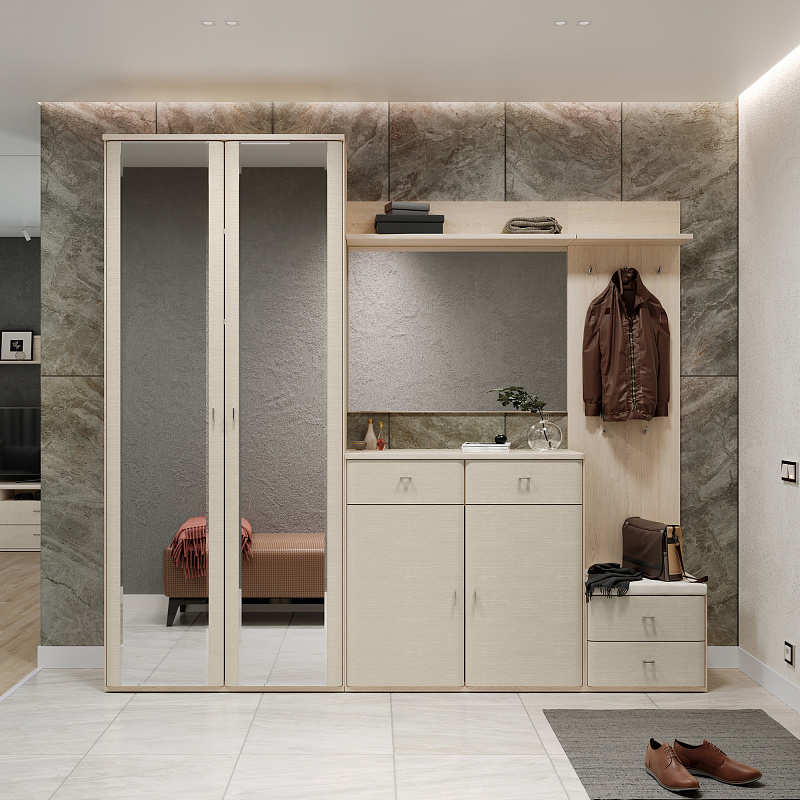 Панель с зеркалом Elegante LE4107.1