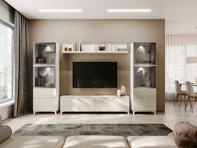 Шкаф-витрина с ящиками Turin TR1243.3