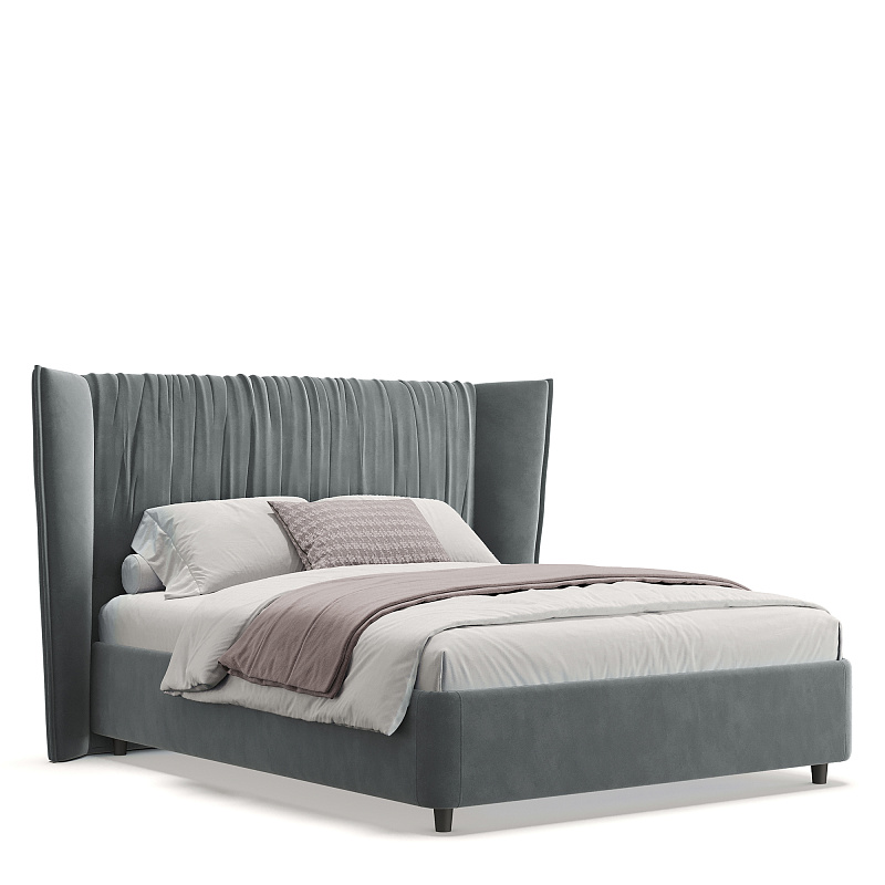 Двуспальная кровать с подъемным механизмом Plisse NK183.15