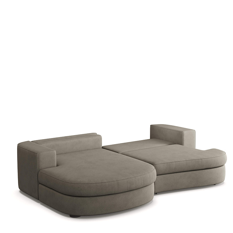 Угловой диван Baffin ММ113.119 с оттоманкой и механизмом Еврокнижка