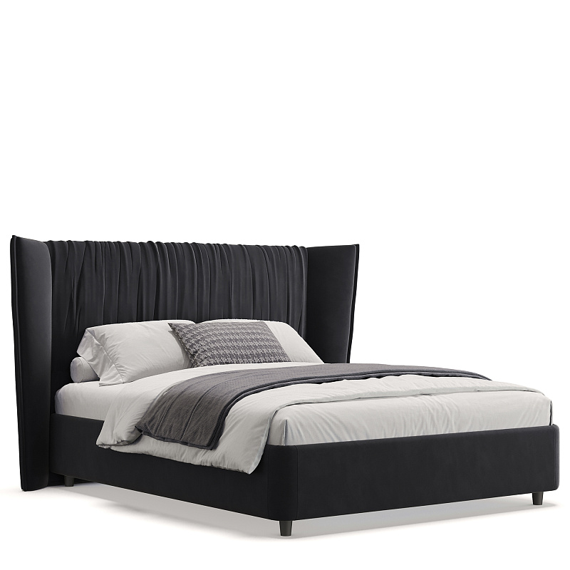 Двуспальная кровать с подъемным механизмом Plisse NK184.17