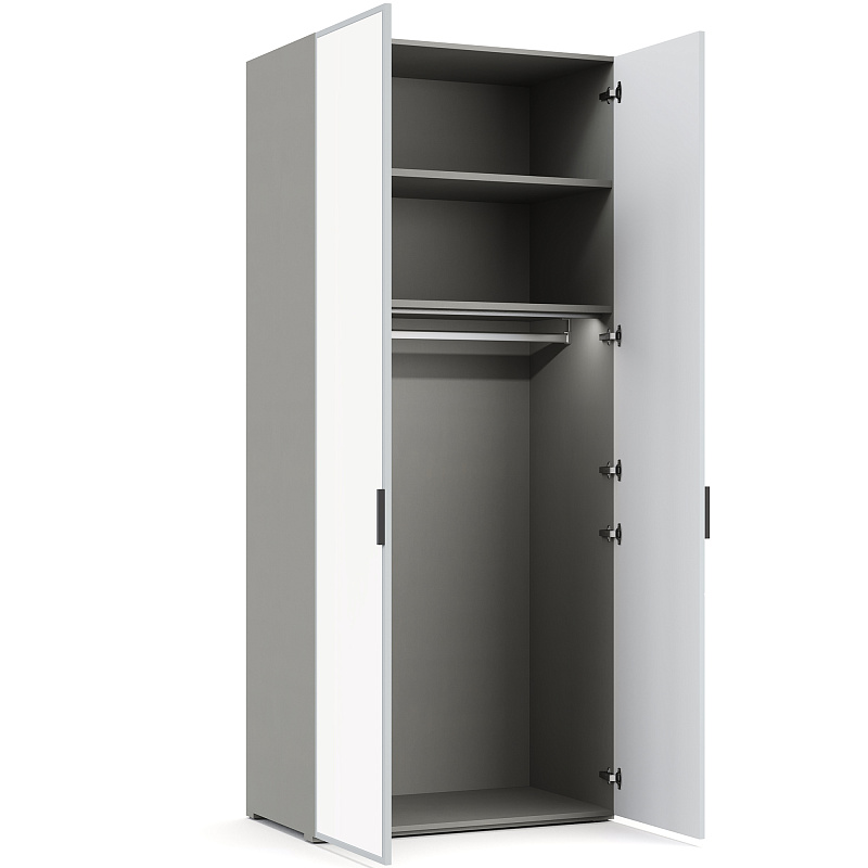 Двухдверный шкаф с зеркалом Napoli NP128.1