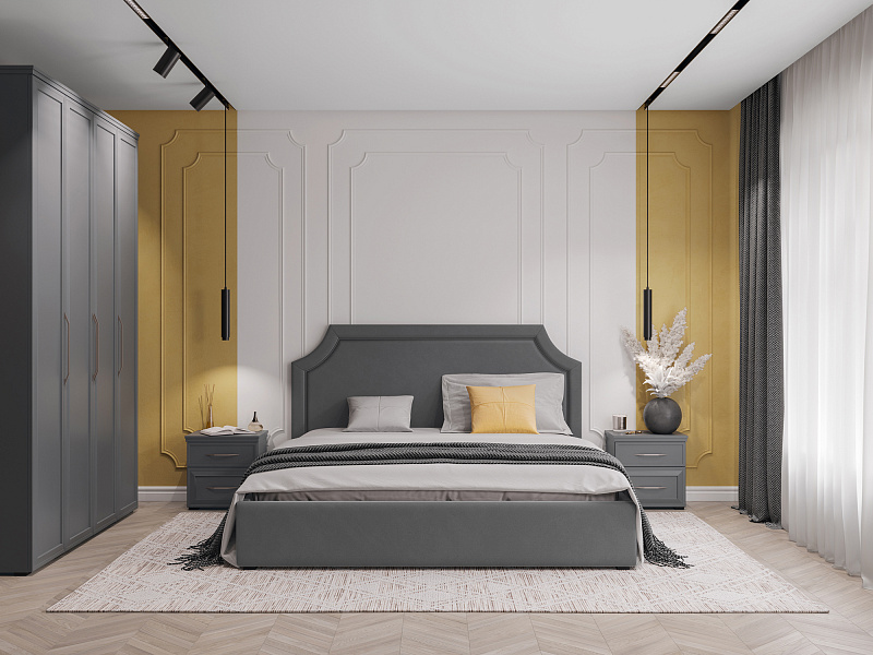 Двуспальная кровать с подъемным механизмом Fonte NK164.55