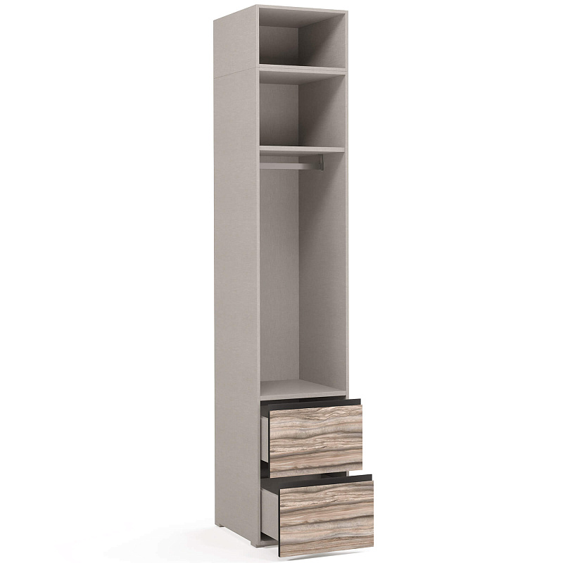 Однодверный шкаф с антресолью Арта / Arta AR1712.1